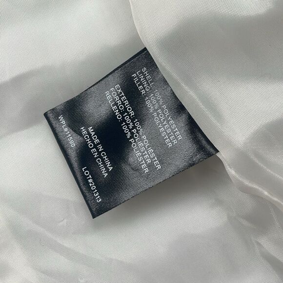 WeatherProof Puffer Vest Women's Sz S Zip Pockets Ivory Full Zip - Picture 7 of 8